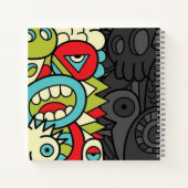 Psychedelic Patterns Notizblock (Rückseite)