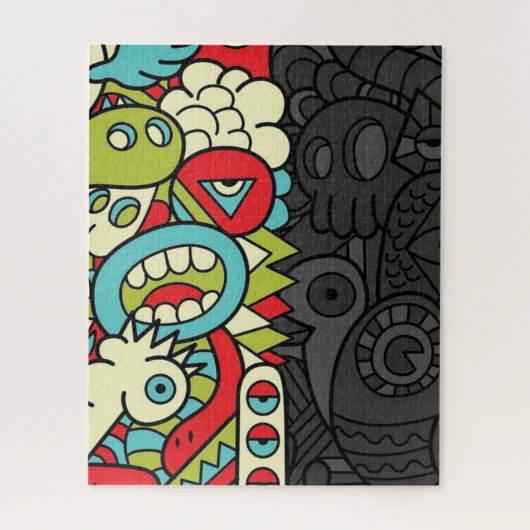 Psychedelic Patterns Puzzle (Vertikal)