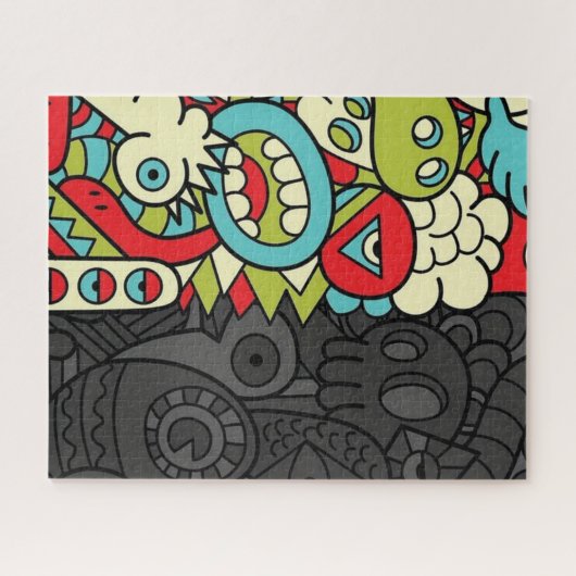 Psychedelic Patterns Puzzle (Horizontal)