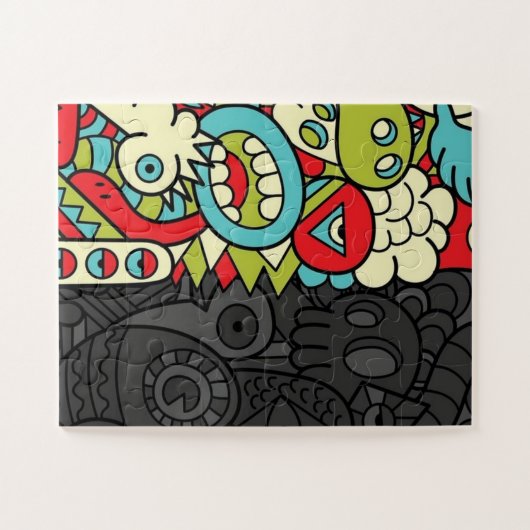 Psychedelic Patterns Puzzle (Horizontal)