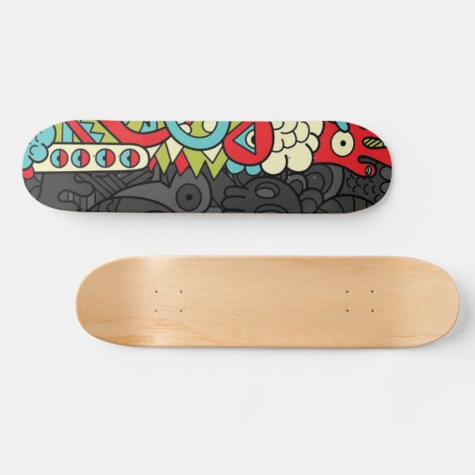 Psychedelic Patterns Skateboard (Horizontal)