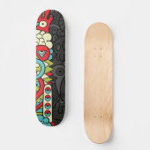 Psychedelic Patterns Skateboard (Vorderseite)