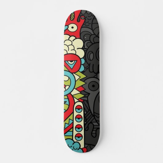 Psychedelic Patterns Skateboard (Vorne)