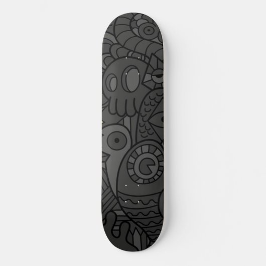Psychedelic Patterns Skateboard (Vorderseite)