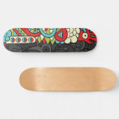 Psychedelic Patterns Skateboard (Horizontal)