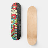 Psychedelic Patterns Skateboard (Vorderseite)