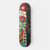 Psychedelic Patterns Skateboard (Vorderseite)