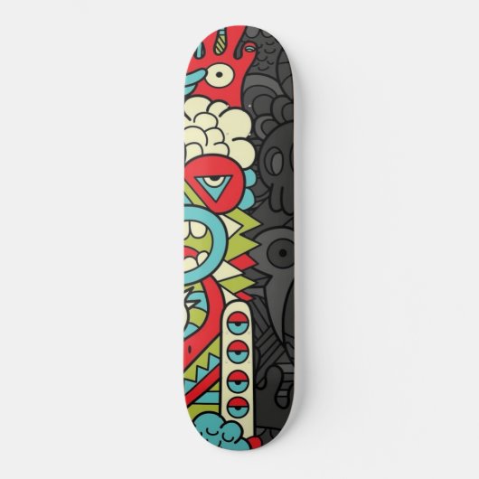 Psychedelic Patterns Skateboard (Vorderseite)