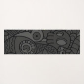 Psychedelic Patterns Yogamatte (Rückseite (Horizontal))