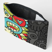 Psychedelic Patterns Zubehörtasche (Offen)