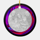 Psychedelic Peace Sign Ornament (Hinten)