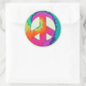 Psychedelic Peace Sticker (Tasche)