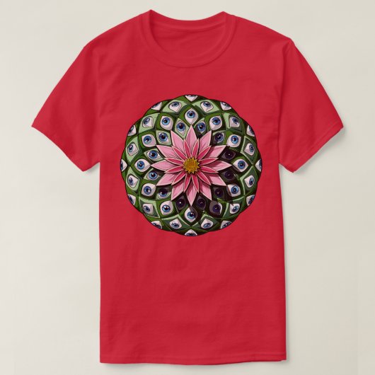 Psychedelic Peyote Cactus T-Shirt (Design vorne)