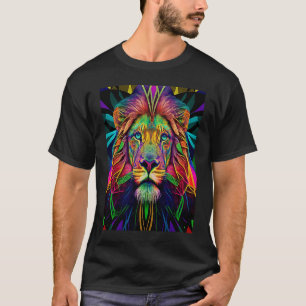 Psychedelic Phantastisch Lion T-Shirt