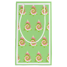 Psychedelic Pine Pattern Geschenktasche