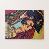 Psychedelic Pirate Couple - Bold Romance Puzzle (Horizontal)