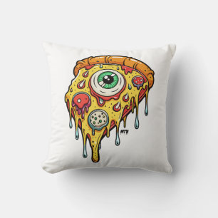 Psychedelic Pizza Kissen