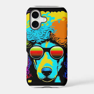 Psychedelic Poodle Dog Design
