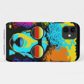 Psychedelic Poodle Dog Design Case-Mate iPhone Hülle (Rückseite (Horizontal))
