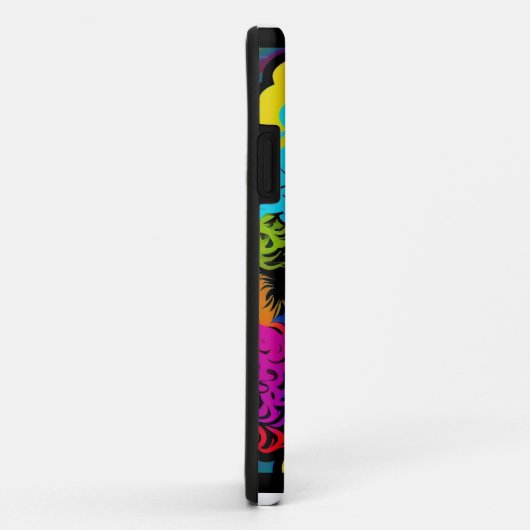 Psychedelic Poodle Dog Design Case-Mate iPhone Hülle (Hinten/Rechts)