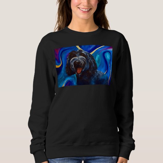 Psychedelic Poodle Sweatshirt (Vorderseite)