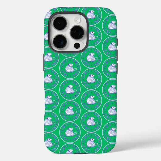 Psychedelic Possum Iphone Case (Rückseite)