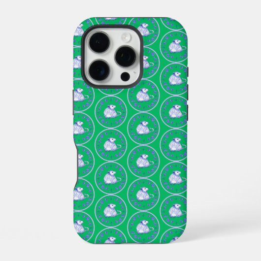 Psychedelic Possum Iphone Case Hülle (Rückseite)