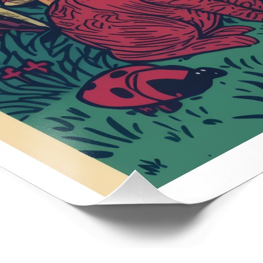 Psychedelic poster (Ecke)