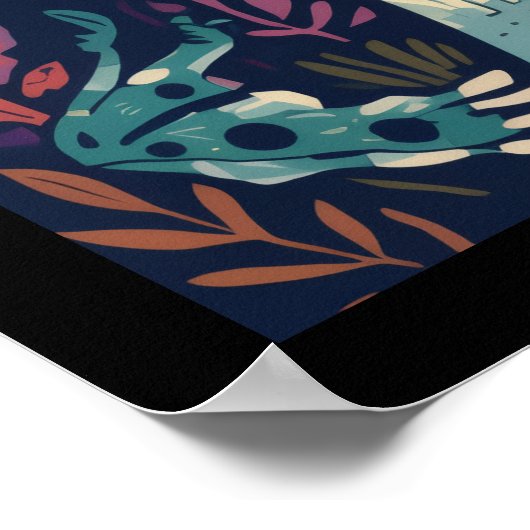 Psychedelic poster print (Ecke)