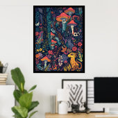 Psychedelic poster print (Heimbüro)