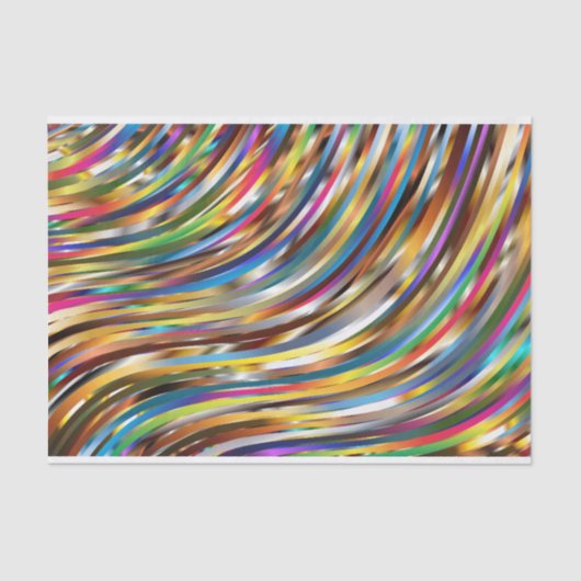 Psychedelic Prisma Tissue Paper Seidenpapier (Vorderseite)