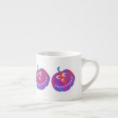 Psychedelic Pumpkin Heart Espresso Tasse (Rechts)