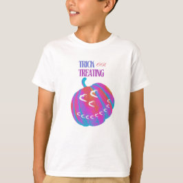 Psychedelic Pumpkin Heart T - Shirt