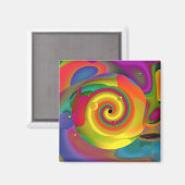 Psychedelic Punch Magnet (Vorderseite/Rückseite)