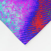Psychedelic Radiance Fleece Blanket (Ecke)