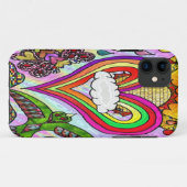 Psychedelic Rainbow Heart Art Print Case-Mate iPhone Hülle (Rückseite (Horizontal))