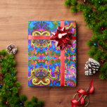 Psychedelic Rainbow Neon Wrapping Paper Geschenkpapier<br><div class="desc">My products are designed with photos of Tie Dye Art I have made in Salida,  Colorado at SurrealTieDyeCo,  New Orleans,  St. Pete...  and beyond! I hope you love it! Great for any psychedelic lovin' person in your life!</div>