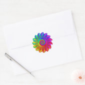 Psychedelic Rainbow Spiral Sticker (Umschlag)