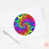 Psychedelic Rainbow Spiral Sticker (Umschlag)