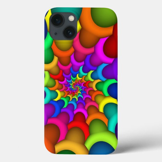 Psychedelic Rainbow Spiral Xtreme iPhone 6/6s Case (Rückseite)