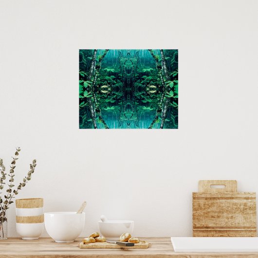 Psychedelic Rainforest Poster (Küche)