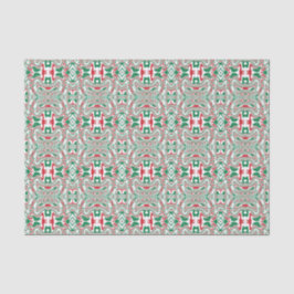 Psychedelic Retro Bold Groovy Weihnachtsmuster Seidenpapier