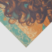 Psychedelic: Retro Hippie Decoupage Paper aus den  Seidenpapier (Detail)