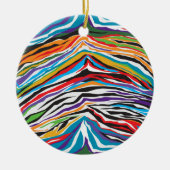 Psychedelic Retro Keramikornament (Vorne)