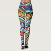 Psychedelic Retro Leggings (Rückseite)