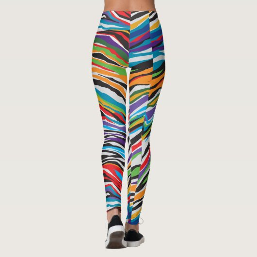 Psychedelic Retro Leggings (Rückseite)