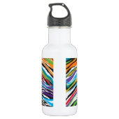 Psychedelic Retro Trinkflasche (Rückseite)