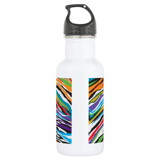 Psychedelic Retro Trinkflasche (Rückseite)