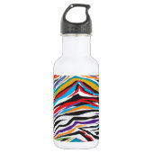Psychedelic Retro Trinkflasche (Vorderseite)