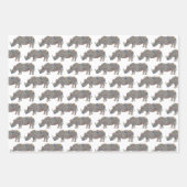 Psychedelic Rhinoceros Geschenkpapier Set (Vorderseite 3)